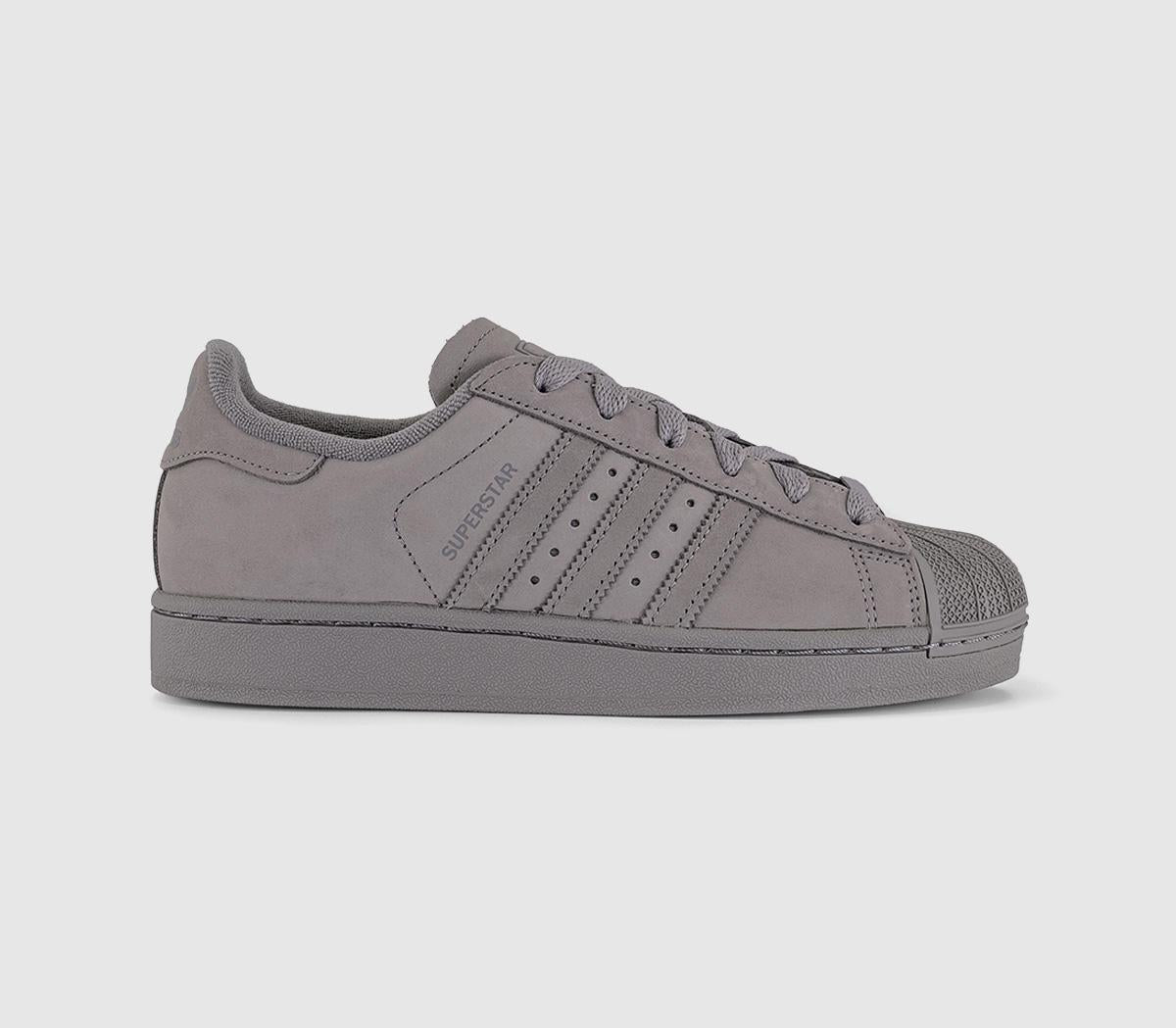 adidas Superstar II Trainers Taupe Oxide Taupe Oxide Black UK Size 4