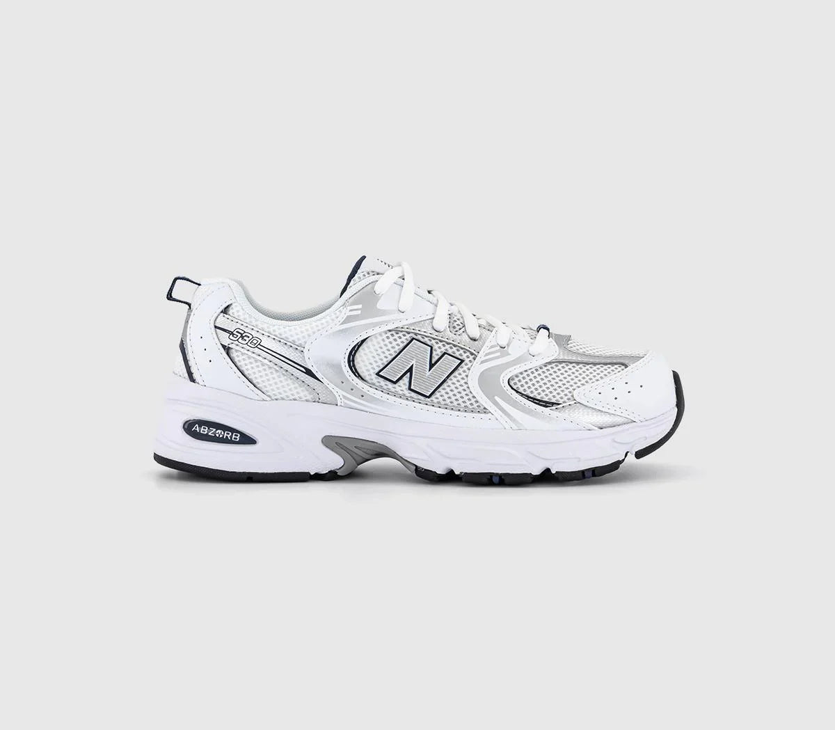 Kids New Balance 530 Gs Trainers White Navy UK Size 4