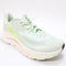 HOKA Clifton 10 Trainers Sea Glass Neon Flame F UK Size 6