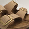 Womens BIRKENSTOCK Arizona Big Buckle Sandals Sandcastle Nubuck UK Size 5 EU38