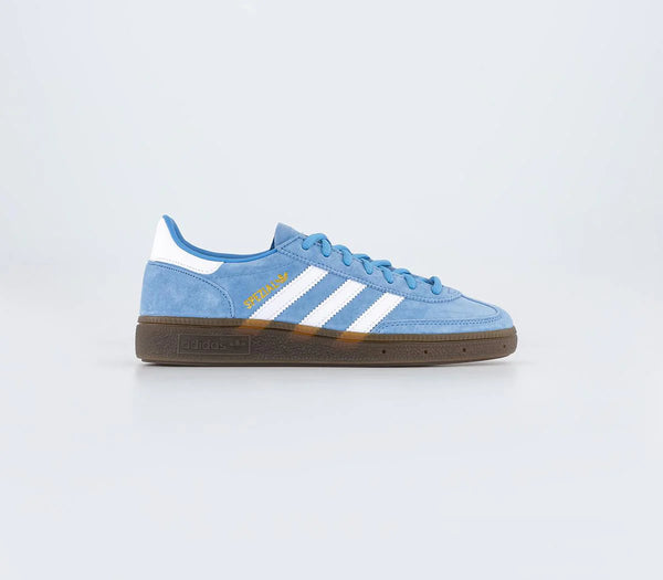 adidas Handball Spezial Light Blue White Gum Trainers UK Size 4