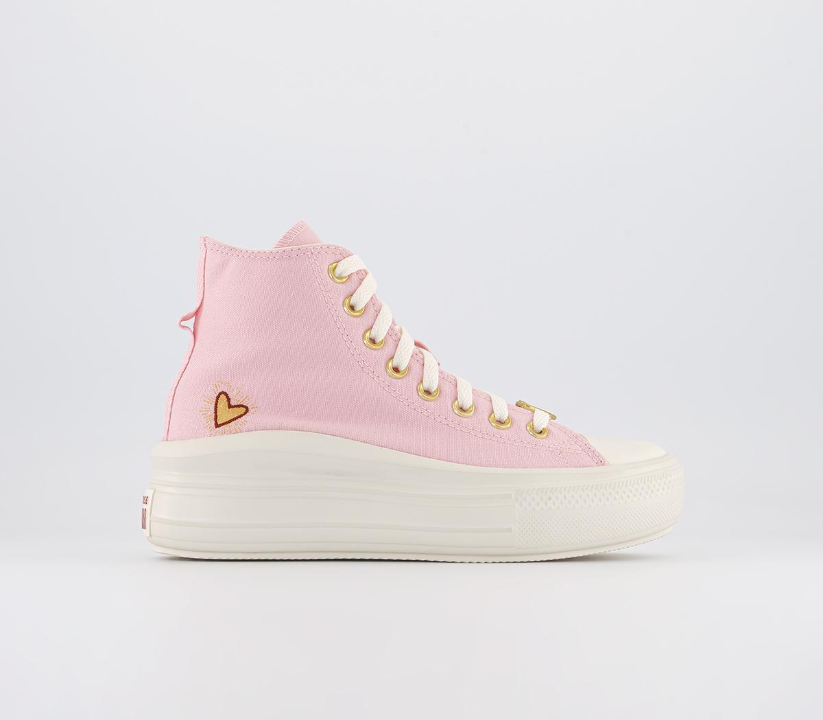 Odd Sizes -  Converse All Star Move Sunrise Pink Egret - UK Sizes Right 5.5/Left 5