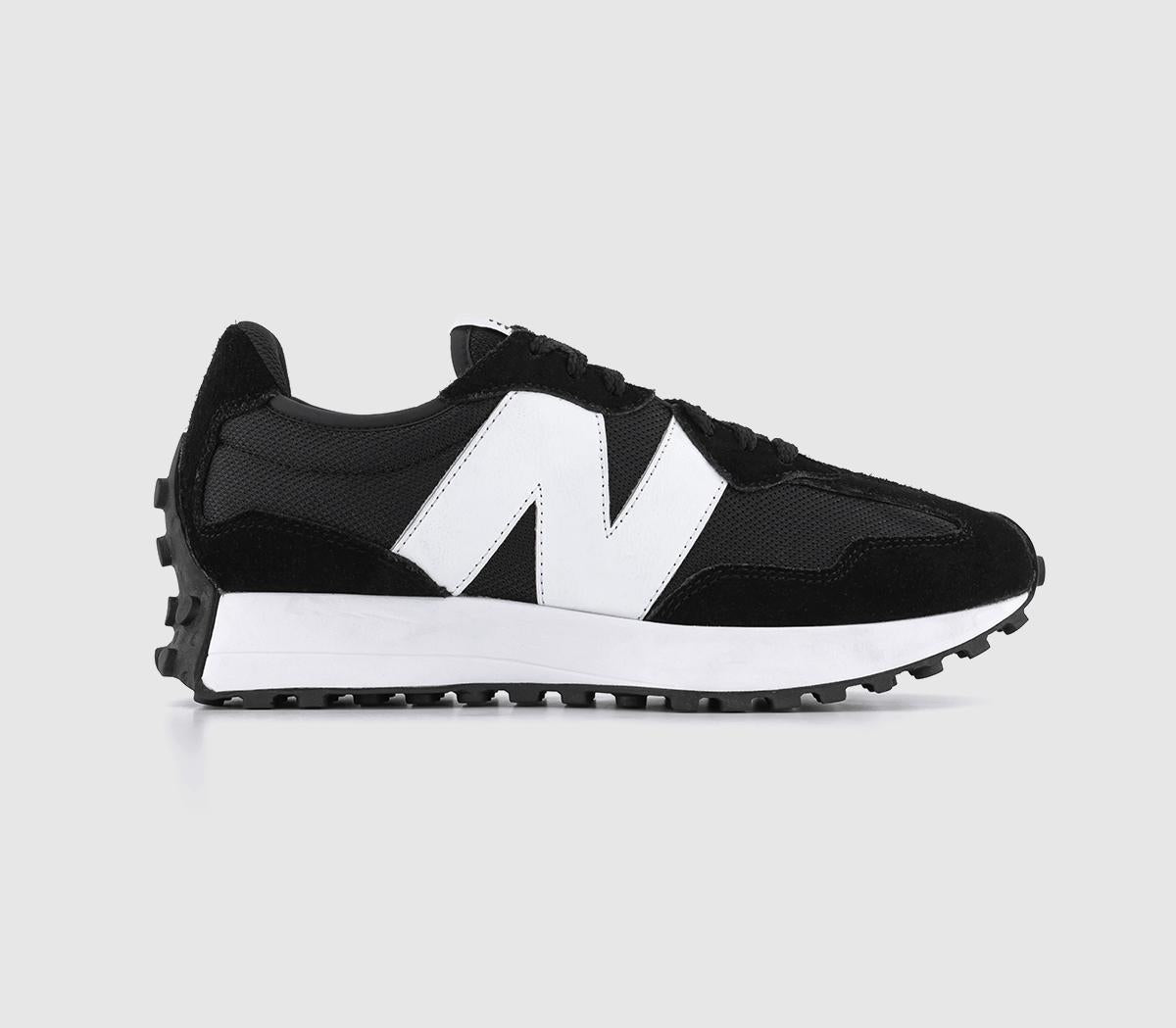 Odd sizes - New Balance 327 Black Black White Uk Sizes Right 6/Left 7