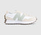 New Balance 327 Trainers Angora White Silver Moss