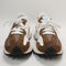 New Balance 327 Dark Earth Brown Offwhite Trainers
