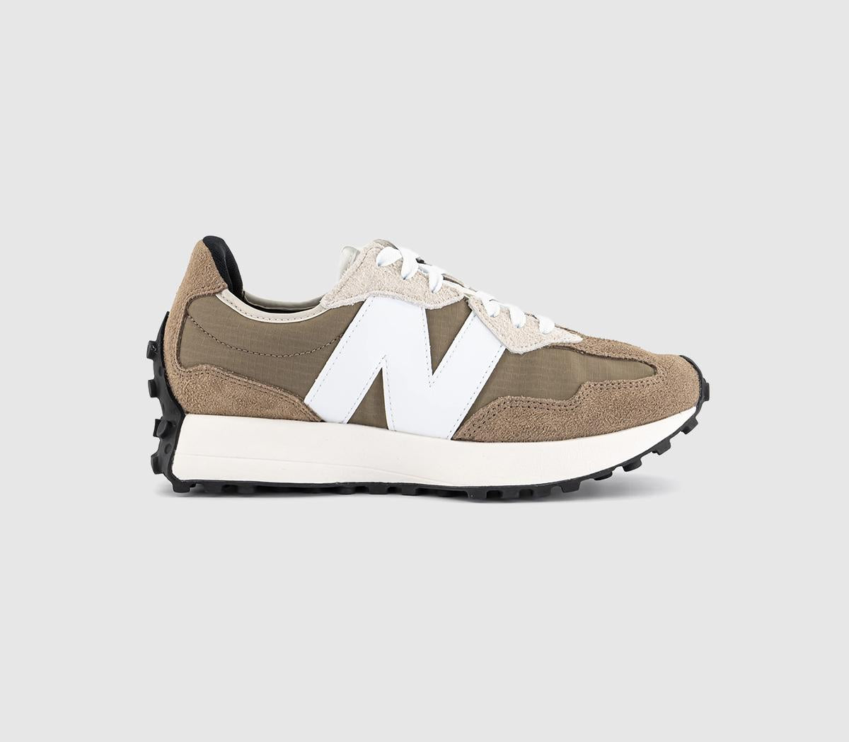 New Balance 327 Trainers Mushroom White