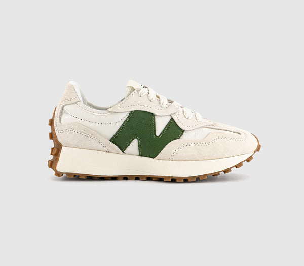 New Balance 327 Trainers Linen Green Gum