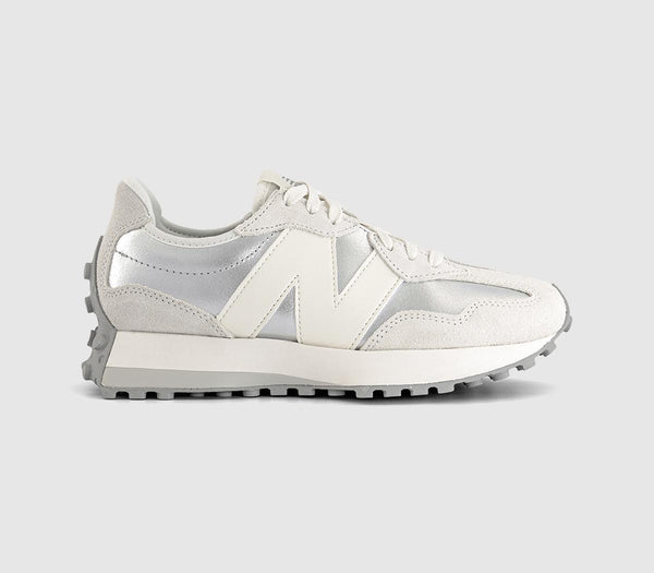 New Balance 327 Trainers Silver Metallic White