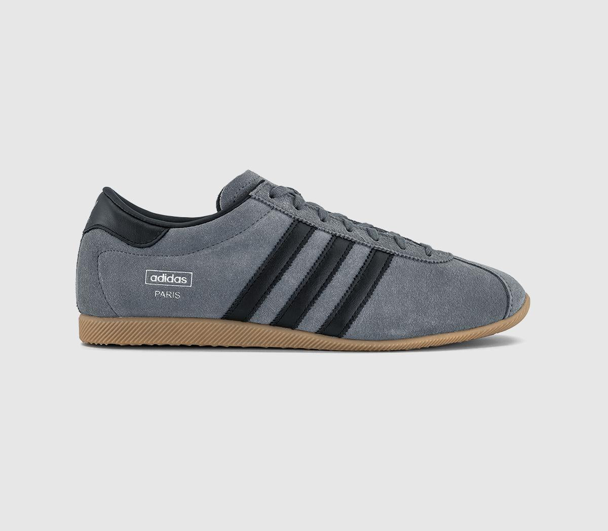 adidas Paris Trainers Grey Core Black Gum