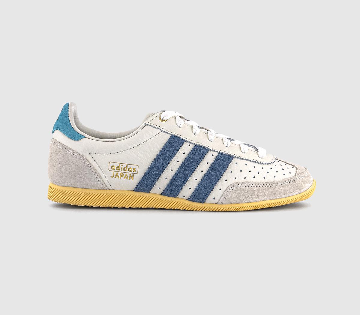 Womens Adidas Japan Trainers White Blue Offwhite Uk Size 6