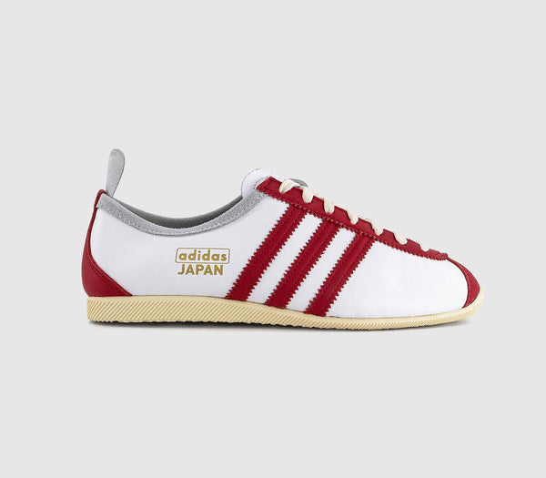 adidas Japan Trainers White Power Red Warm Vanilla