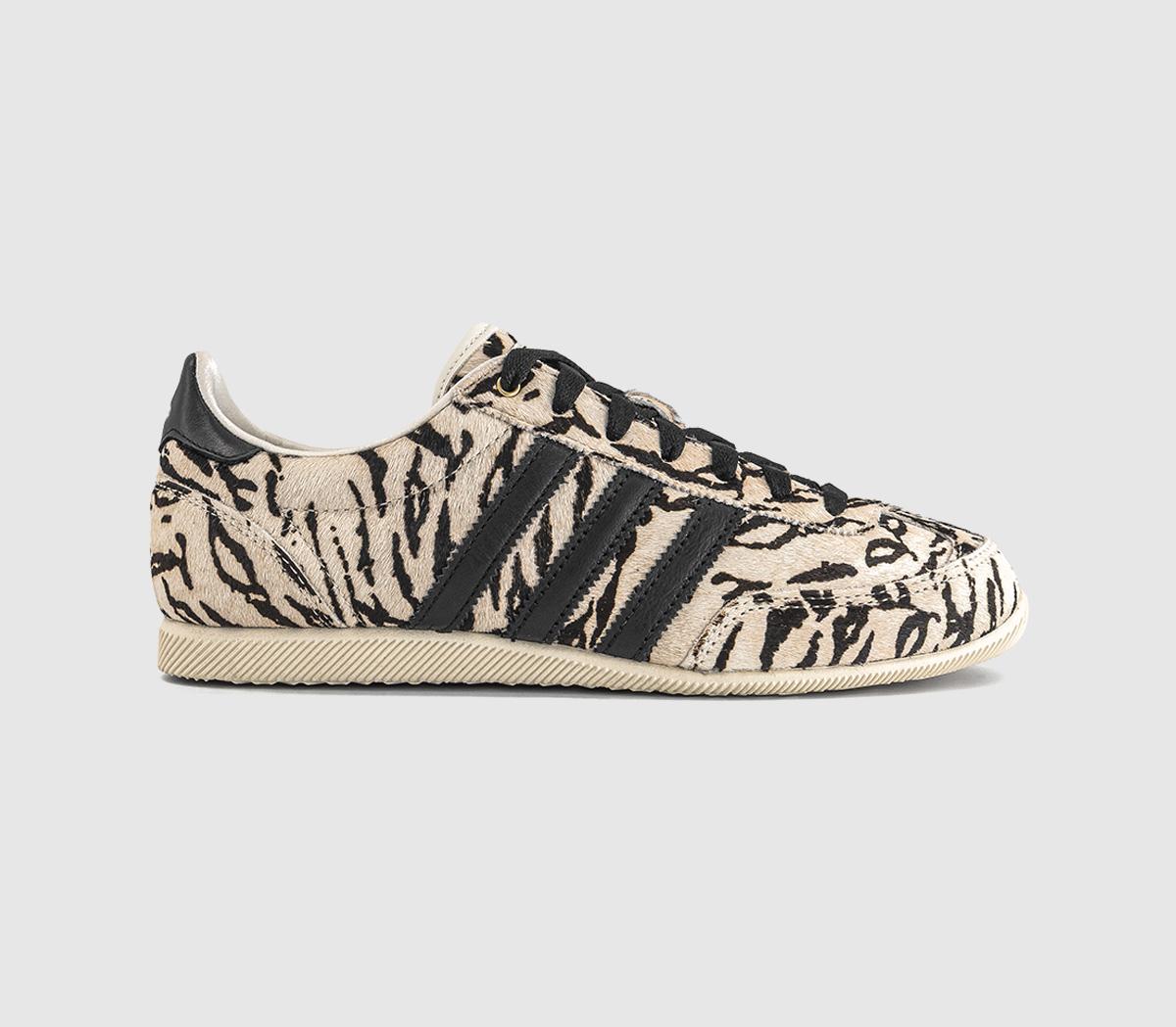adidas Japan Trainers Zebra White Black Black
