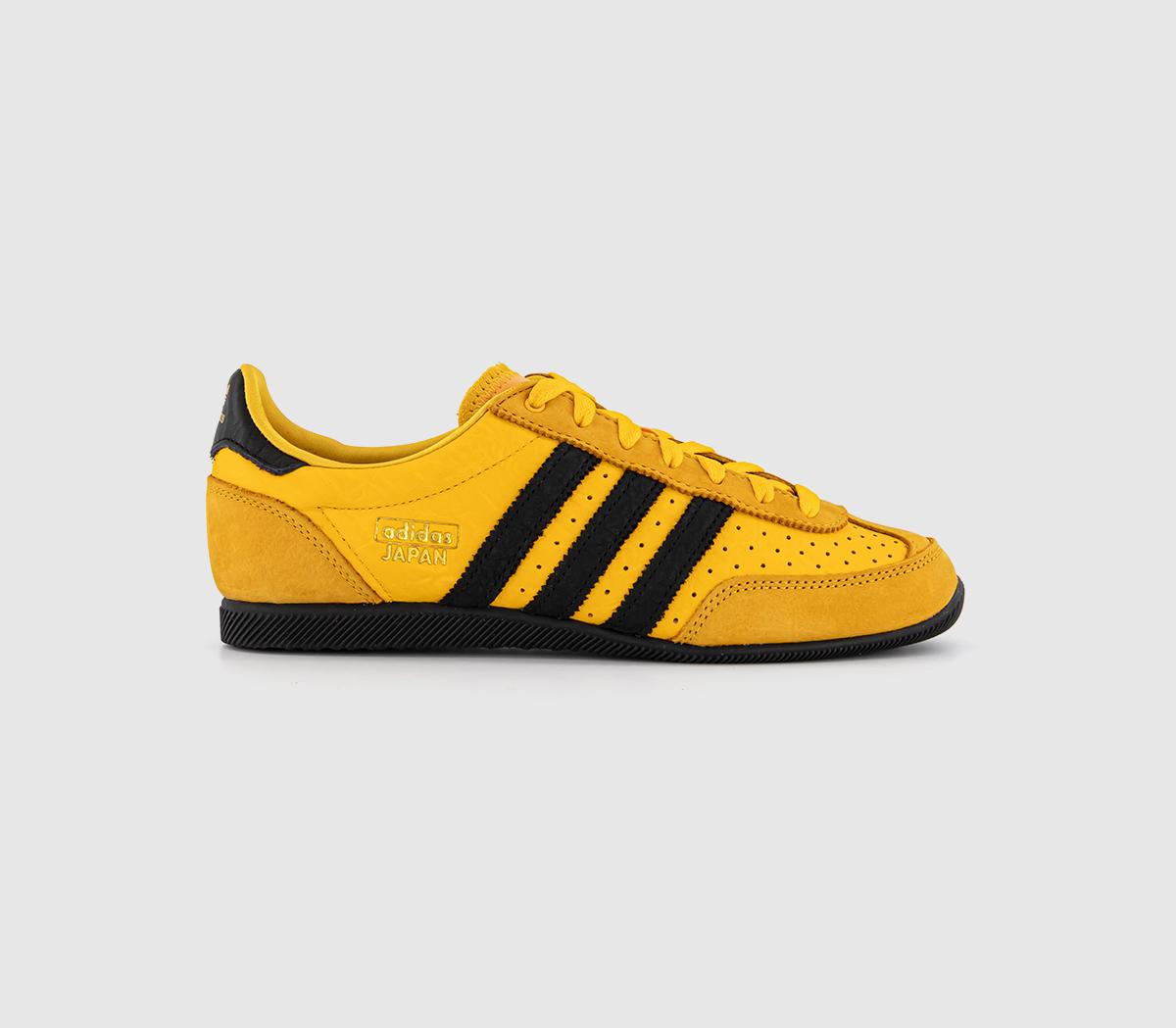 adidas Japan Trainers Crew Yellow Black Gold Metallic