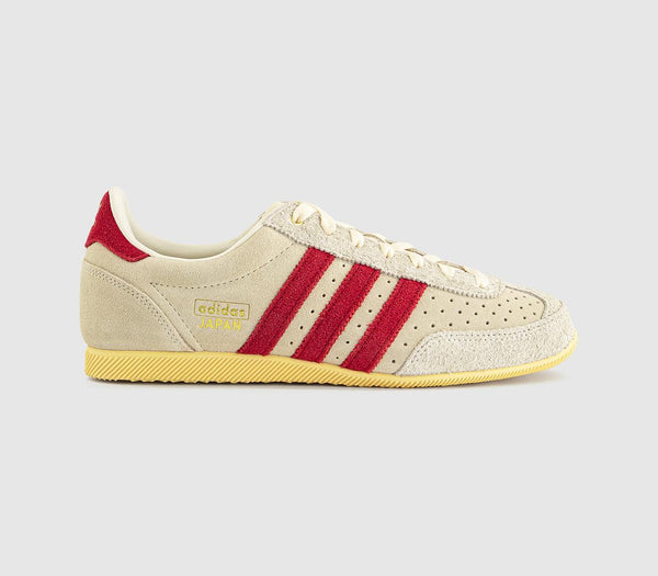 adidas Japan Trainers Warm Vanilla Victory Red Gold Metallic