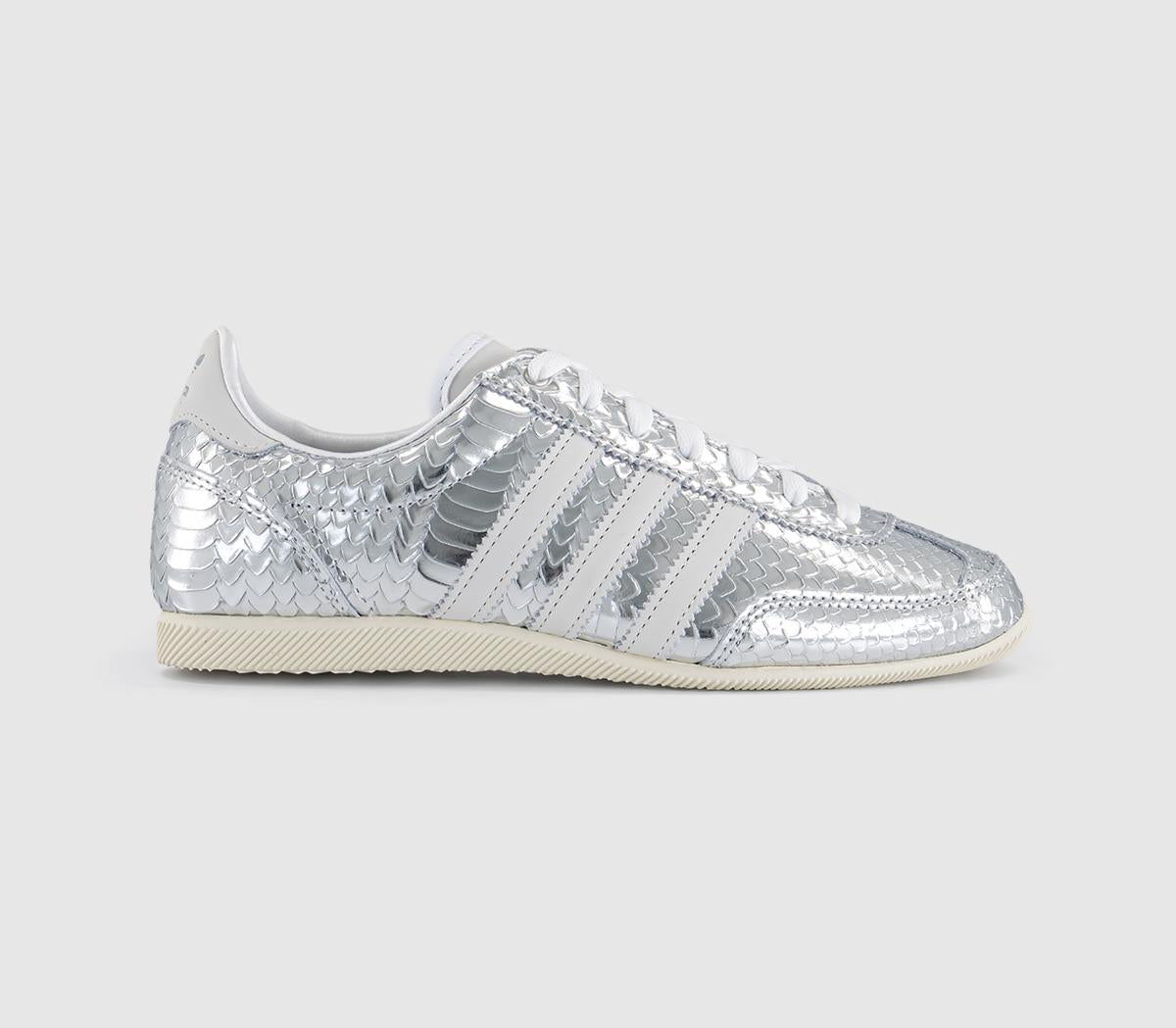 adidas Japan Trainers Silver Metallic Silver Metallic White