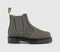 Womens Dr. Martens 2976 Bex Chelsea Boots Gunmetal Milled Nubuck - OFFCUTS SHOES by OFFICE