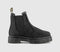 Womens Dr. Martens 2976 Bex Chelsea Boots Black Milled Nubuck - OFFCUTS SHOES by OFFICE