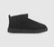 Womens UGG Classic Ultra Mini Boots Black UK Size 8