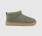 Womens UGG Classic Ultra Mini Moss Green Amphora UK Size 6