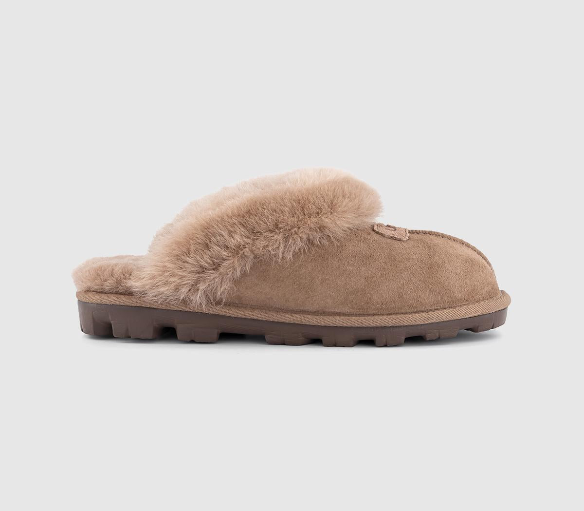 Womens UGG Coquette Slippers Rocky Oak