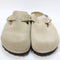 Womens BIRKENSTOCK Boston Clogs Sandcastle Suede UK Size 5.5 EU39