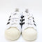 adidas Superstar II Trainers Crystal Cream Black UK Size 6
