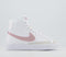 Odd Sizes - Kids Nike Blazer Mid '77 Gs White Pink Glaze - UK Sizes Right 5/Left 5.5