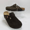 Womens BIRKENSTOCK Boston Clogs Mocca Suede UK Size 5.5 EU39