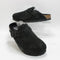 Womens BIRKENSTOCK Boston Shearling Clogs Black UK Size  5 EU 38