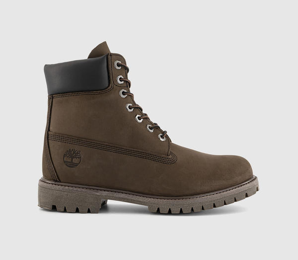 Mens Timberland 6 Inch Buck Boots Brown Nubuck UK Size 8.5