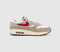 Nike Air Max 1 White University Red Cream Limestone