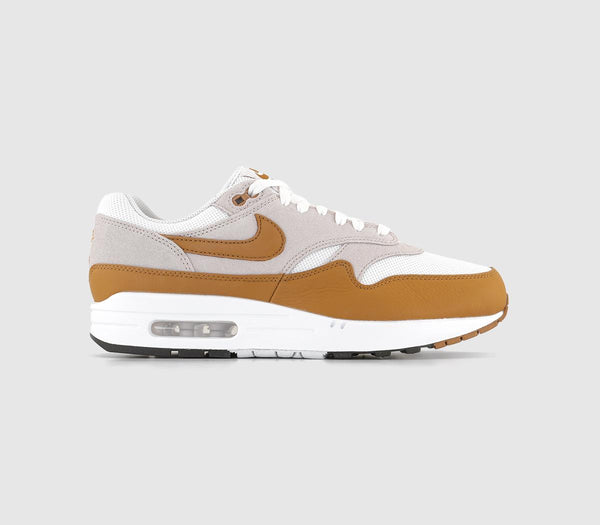 Nike Air Max 1 Light Orewood Brown Bronze White Black Uk Size 4