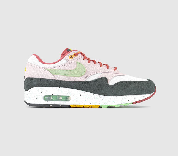 Nike Air Max 1 Light Soft Pink Vapor Green Anthracite Adobe University