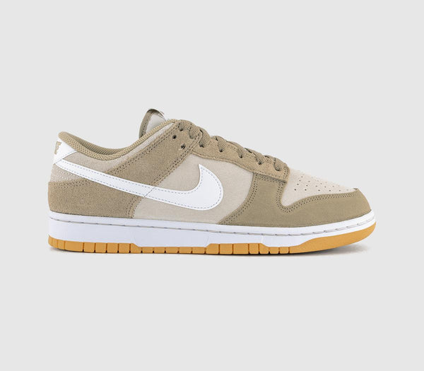 Mens Nike Air Rubber Dunk Trainers Pale Ivory White Light Orewood Brown Uk Size 6.5