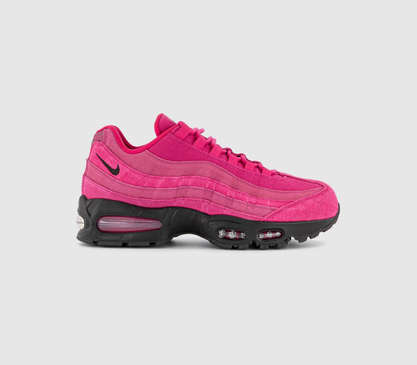 Nike Air Max 95 Trainers Fireberry Fireberry Velvet Brown UK Size 8