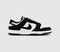 Nike Dunk Low Trainers White Black White Suede - OFFCUTS SHOES by OFFICE