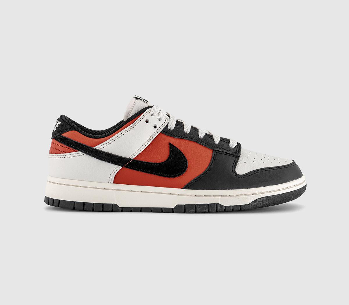 Nike Dunk Low Trainers Phantom Black Coral Pale Ivory