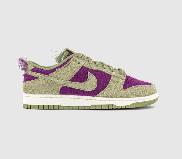 Nike Dunk Low Trainers Viotech Dusty Olive Pale Ivory
