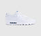 Nike Air Max 90 Trainers White White Blue Crystal