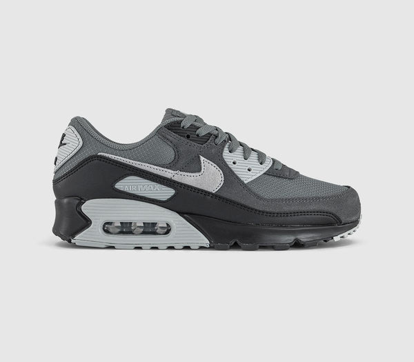 Nike Air Max 90 Trainers Smoke Grey Photon Dust Black