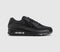 Nike Air Max 90 Trainers Black Black Light Smoke Grey