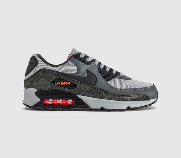Nike Air Max 90 Trainers Multi Color Black Smoke Grey