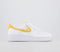 Odd Sizes - Nike Air Force 1 07 White Solar Flare - UK Sizes Right 5.5/Left 6