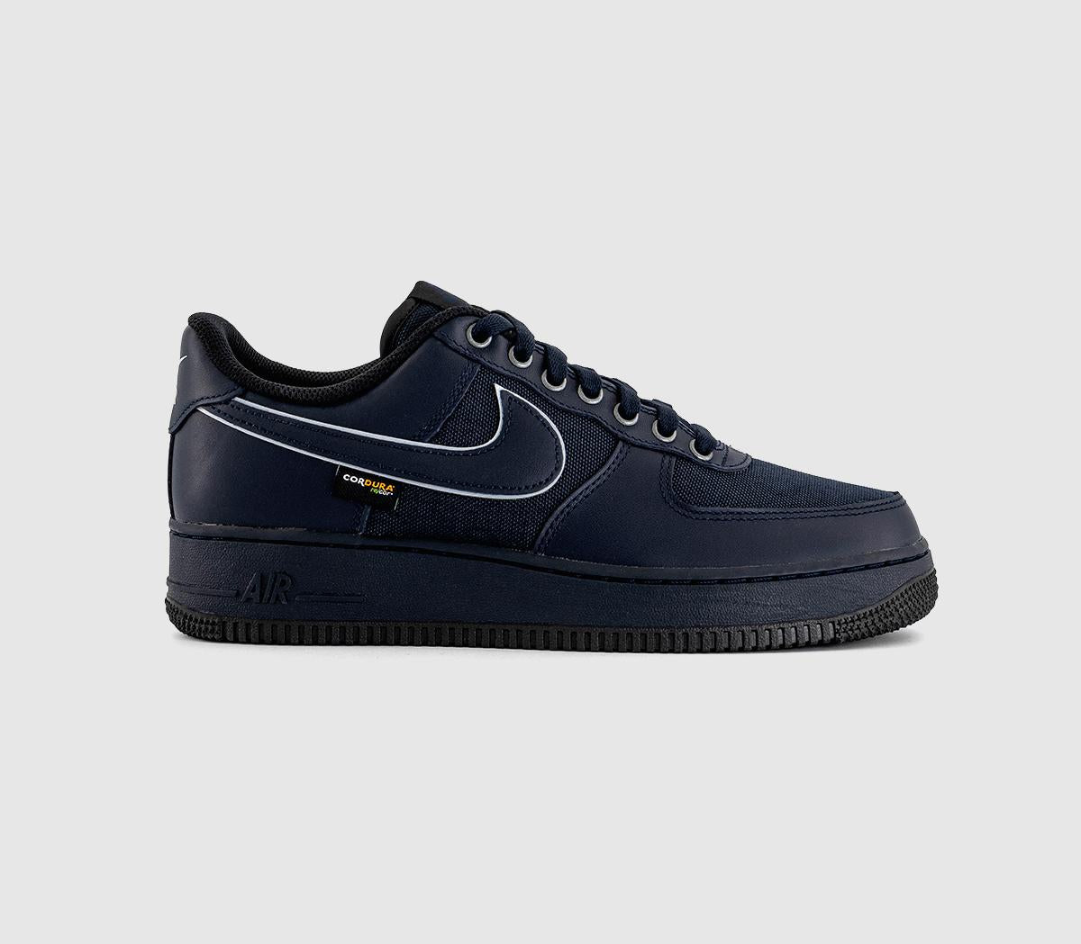 Nike Air Force 1 07 Trainers Dark Obsidian Dark Obsidian Black