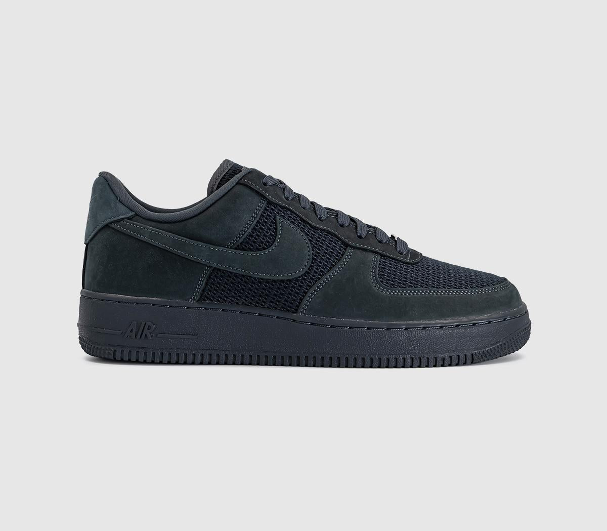 Nike Air Force 1 Trainers Anthracite Anthracite Off Noir