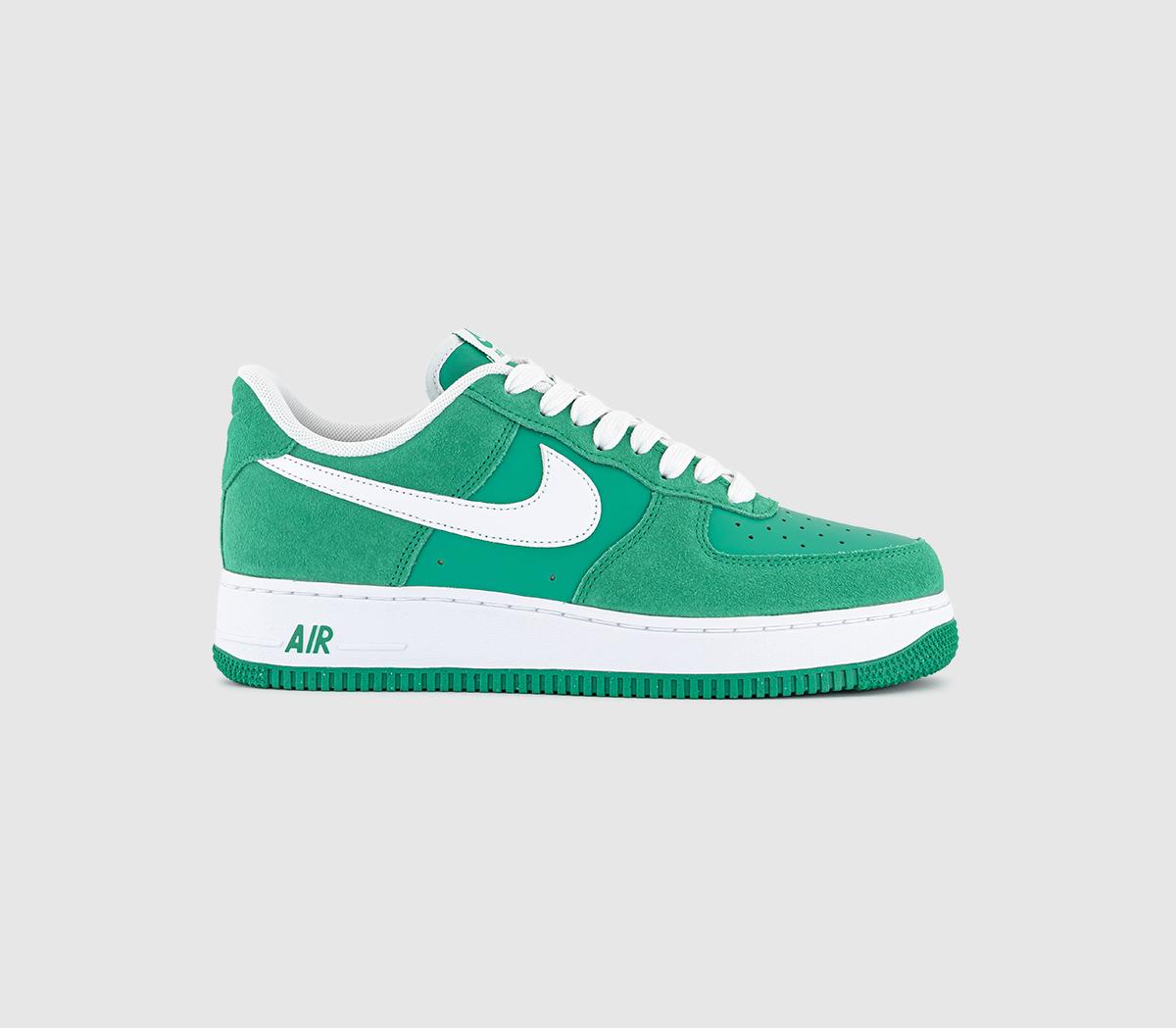 Nike Air Force 1 07 Trainers Stadium Green White Stadium Green