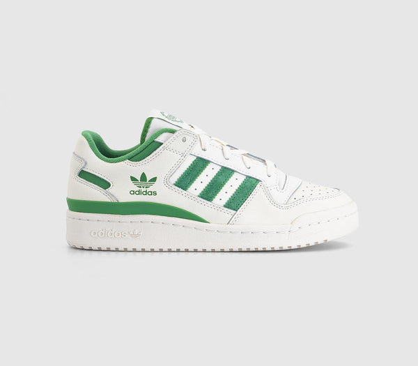 adidas Forum 84 Trainers Low Cloud White Preloved Green Cloud White