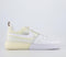 Odd Sizes - Nike Air Force 1 React White Coconut Milk Iron Ore - UK Sizes Right8/Left 7