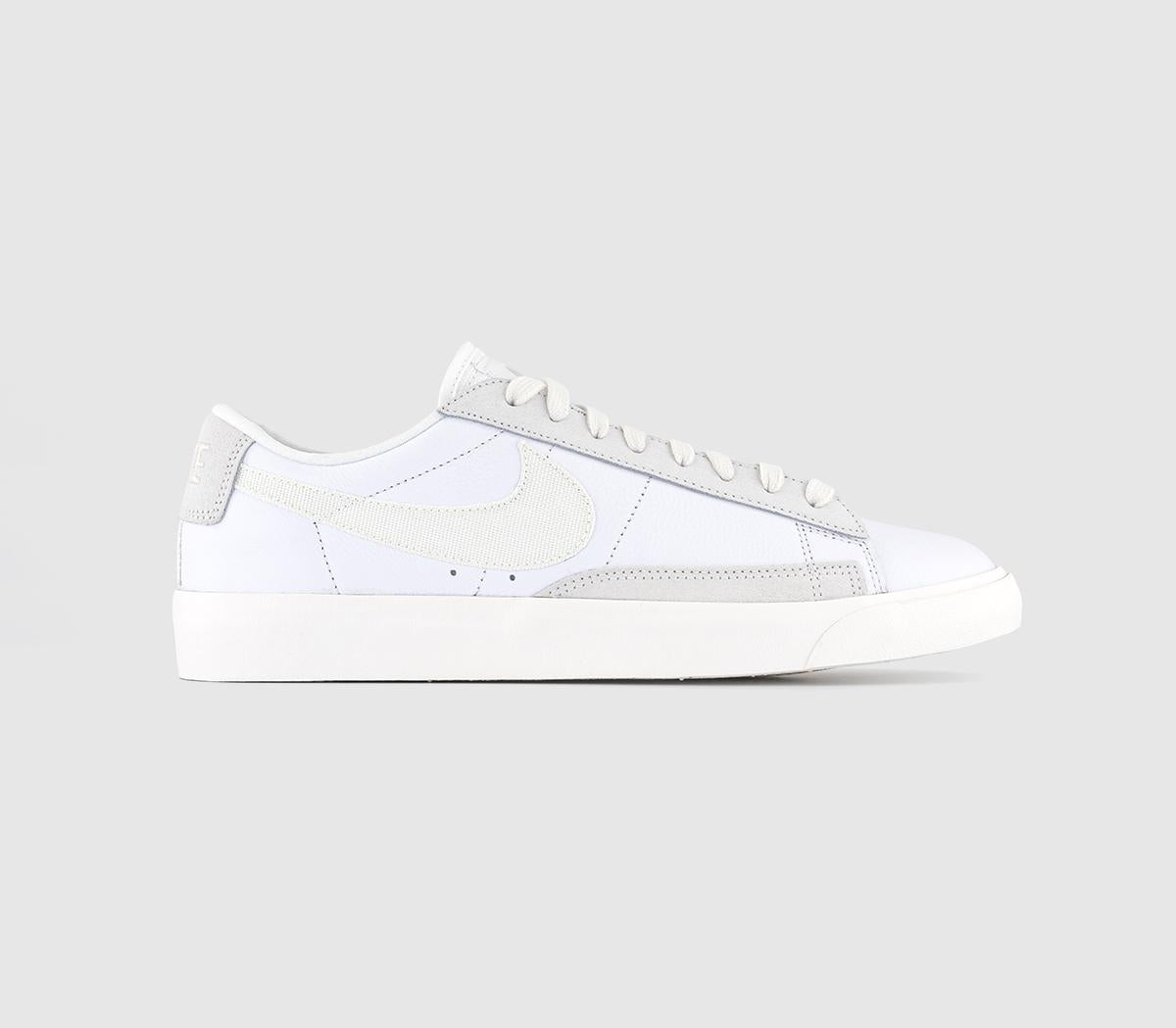 Odd Sizes - Nike Blazer Low White Sail Platinum Tint - UK Sizes Right 9/Left 10