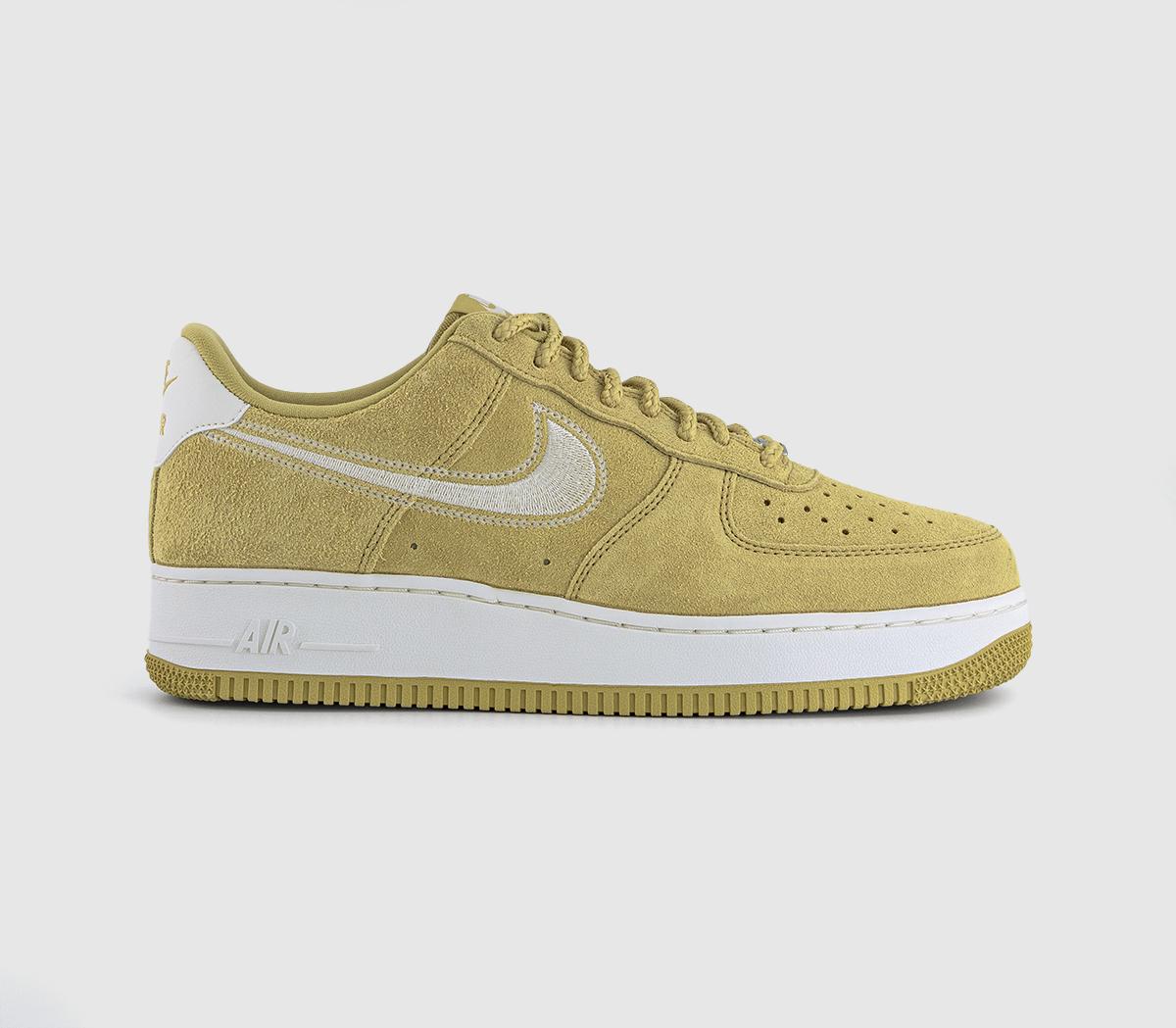Mens Nike Air Force 1 Lv8 Trainers Buff Gold Sail Uk Size 7.5